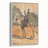 Modern Wall Art: Don Quixote - Timeless Abstract Equestrian Print