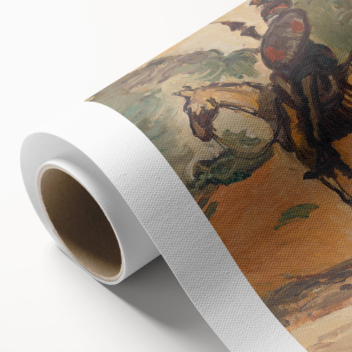 Modern Wall Art: Don Quixote - Timeless Abstract Equestrian Print