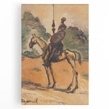 Modern Wall Art: Don Quixote - Timeless Abstract Equestrian Print
