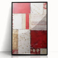 Abstract strokes wall art in a sleek black frame, showcasing vibrant colors and dynamic patterns, perfect for modern home decor, adding sophistication and style.