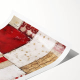 Abstract strokes wall art print showcasing vibrant colors and dynamic brushwork, rolled and ready for framing; perfect for modern home decor.