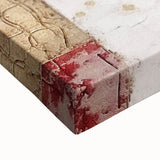 Abstract strokes wall art on stretched canvas showcasing vibrant colors and dynamic brushwork, perfect for modern home decor or artistic accent pieces.