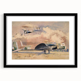 Modern Wall Art: Whitley Bombers Sunning by Paul Nash (1940)