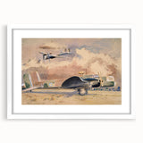 Modern Wall Art: Whitley Bombers Sunning by Paul Nash (1940)