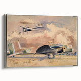 Modern Wall Art: Whitley Bombers Sunning by Paul Nash (1940)