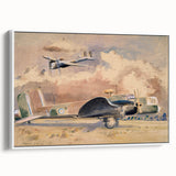 Modern Wall Art: Whitley Bombers Sunning by Paul Nash (1940)