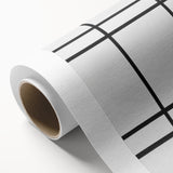 Modern Wall Art: Composition in White, Red, Yellow - Abstract Minimalist