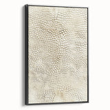 Framed canvas wall art showcasing abstract strokes in black and gray, designed to enhance modern decor with its sleek side view and elegant finish.