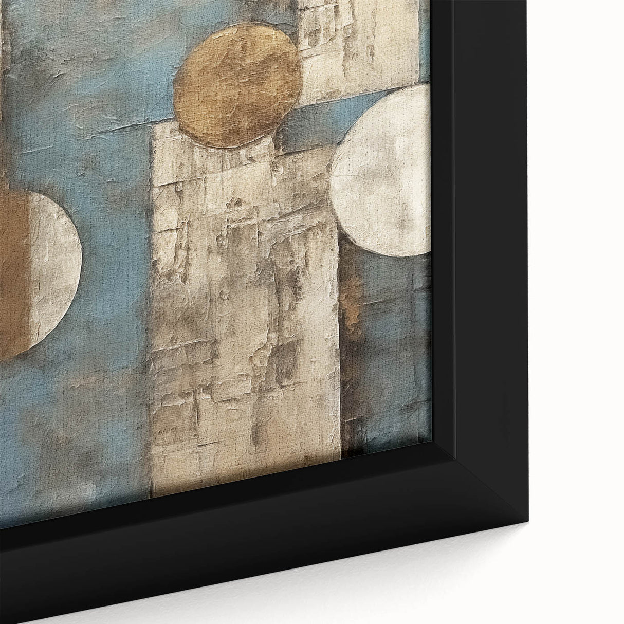 Abstract strokes wall art in vibrant colors, elegantly framed and showcasing intricate brushwork, perfect for modern home decor. Ideal for enhancing living spaces.