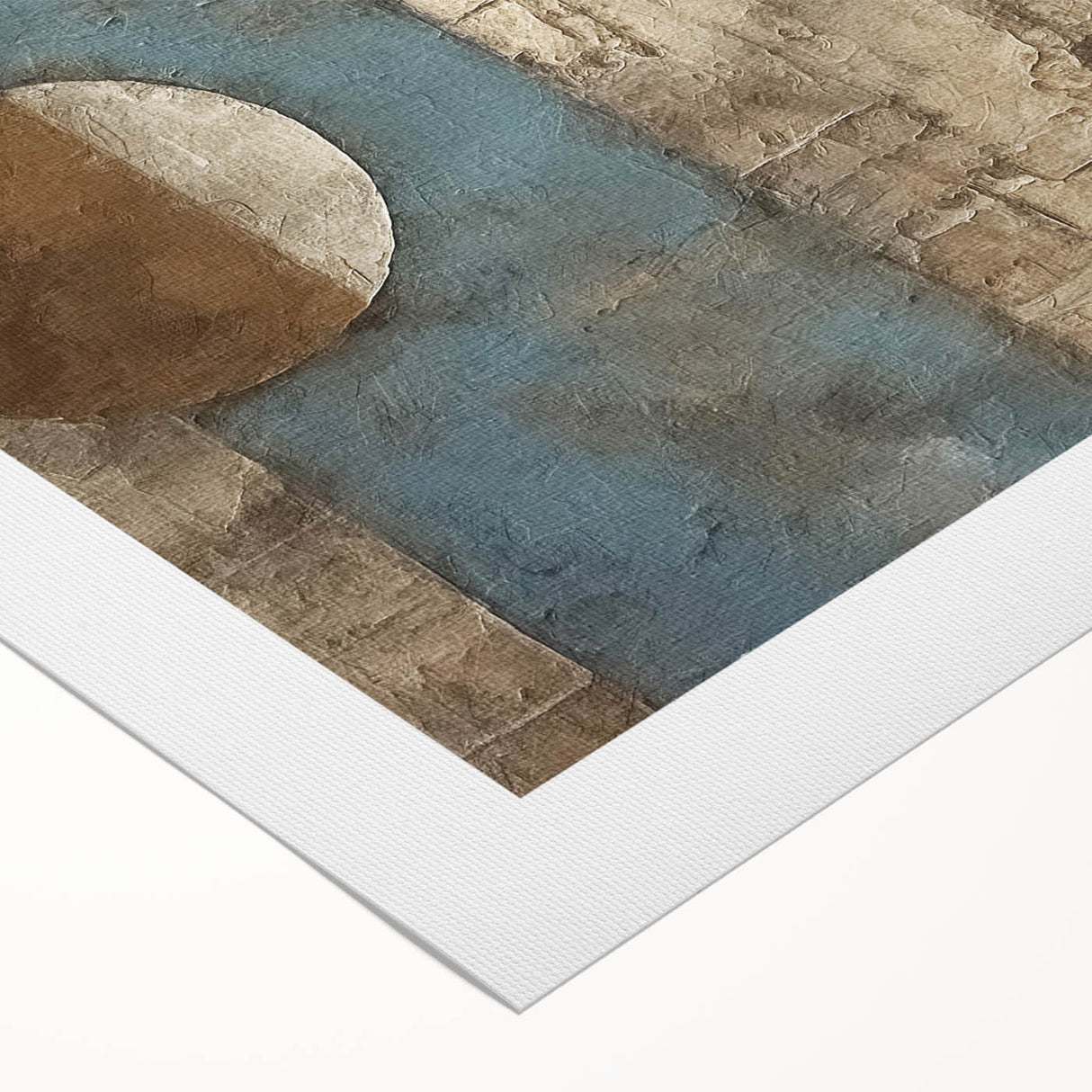Abstract strokes wall art on rolled canvas, showcasing vibrant colors and dynamic brushwork, ideal for modern home decor or gallery display.