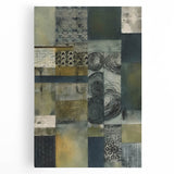 Abstract strokes wall art on stretched canvas, showcasing vibrant colors in a dynamic design. Perfect for modern decor, adding a pop of creativity to any space.