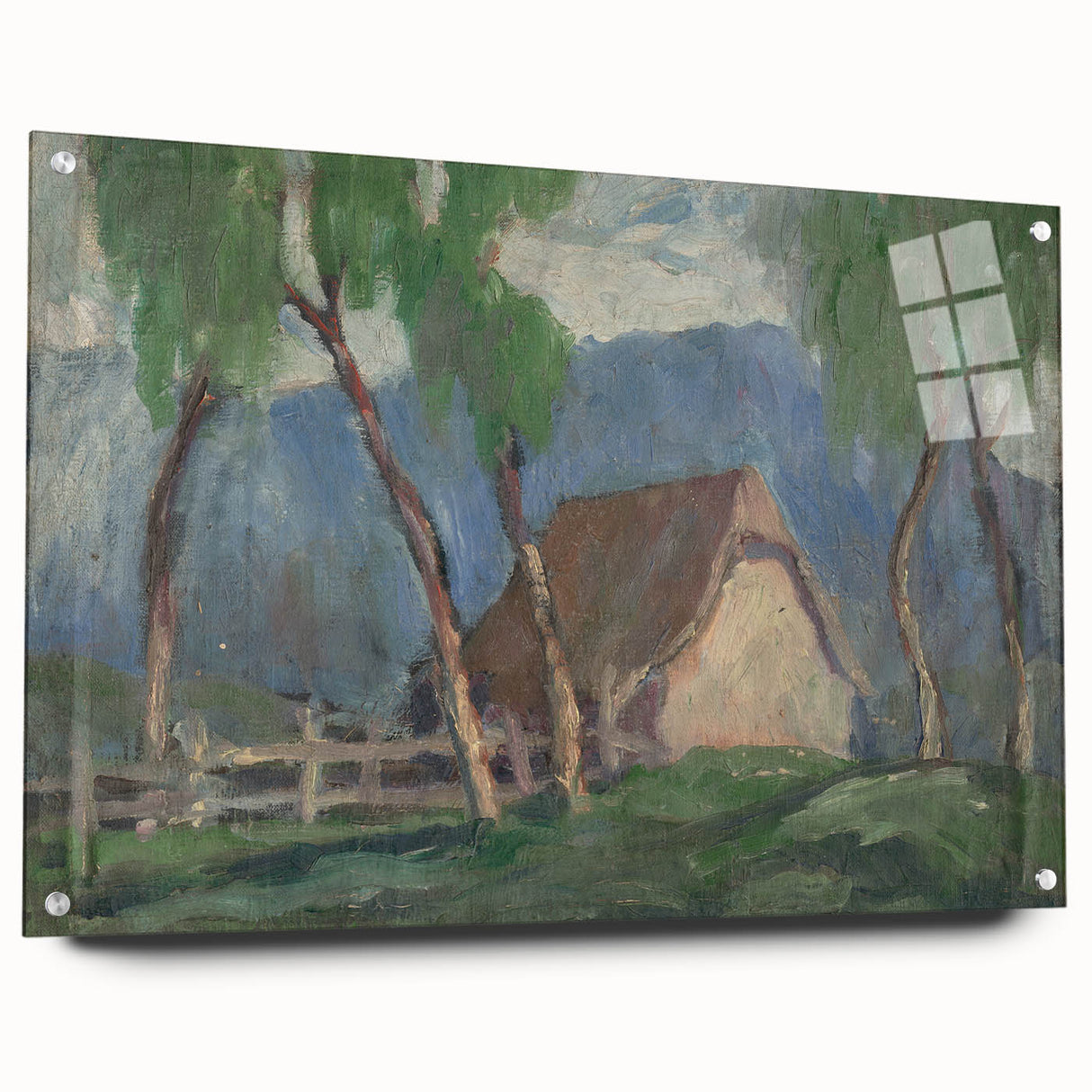 Modern Wall Art - Tranquil Forest Path | Abstract Contemporary Art Print