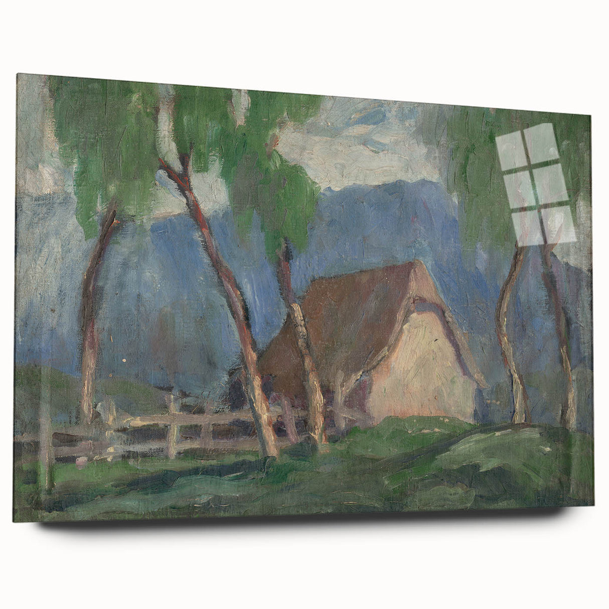 Modern Wall Art - Tranquil Forest Path | Abstract Contemporary Art Print
