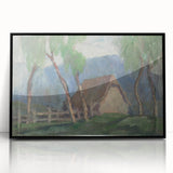 Modern Wall Art - Tranquil Forest Path | Abstract Contemporary Art Print