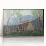 Modern Wall Art - Tranquil Forest Path | Abstract Contemporary Art Print