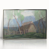 Modern Wall Art - Tranquil Forest Path | Abstract Contemporary Art Print