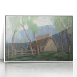 Modern Wall Art - Tranquil Forest Path | Abstract Contemporary Art Print