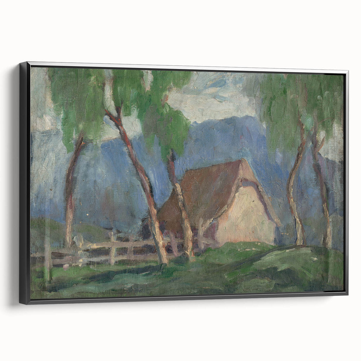 Modern Wall Art - Tranquil Forest Path | Abstract Contemporary Art Print