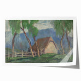 Modern Wall Art - Tranquil Forest Path | Abstract Contemporary Art Print