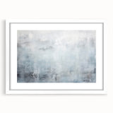 Abstract strokes wall art framed in white mat, showcasing vibrant colors and dynamic patterns, perfect for modern home decor and artistic ambiance.