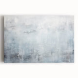 Abstract wall art featuring vibrant strokes of blue, orange, and yellow on a stretched canvas, ideal for modern home decor. Perfect for adding a contemporary touch to living spaces, this artwork captures dynamic movement and energy.