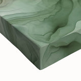 Close-up of abstract strokes wall art on stretched canvas, showcasing vibrant colors and dynamic brushwork, ideal for modern home décor.