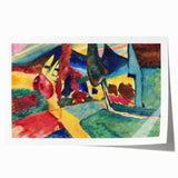 Modern Wall Art - Serene Abstract Landscape | Contemporary Art Print