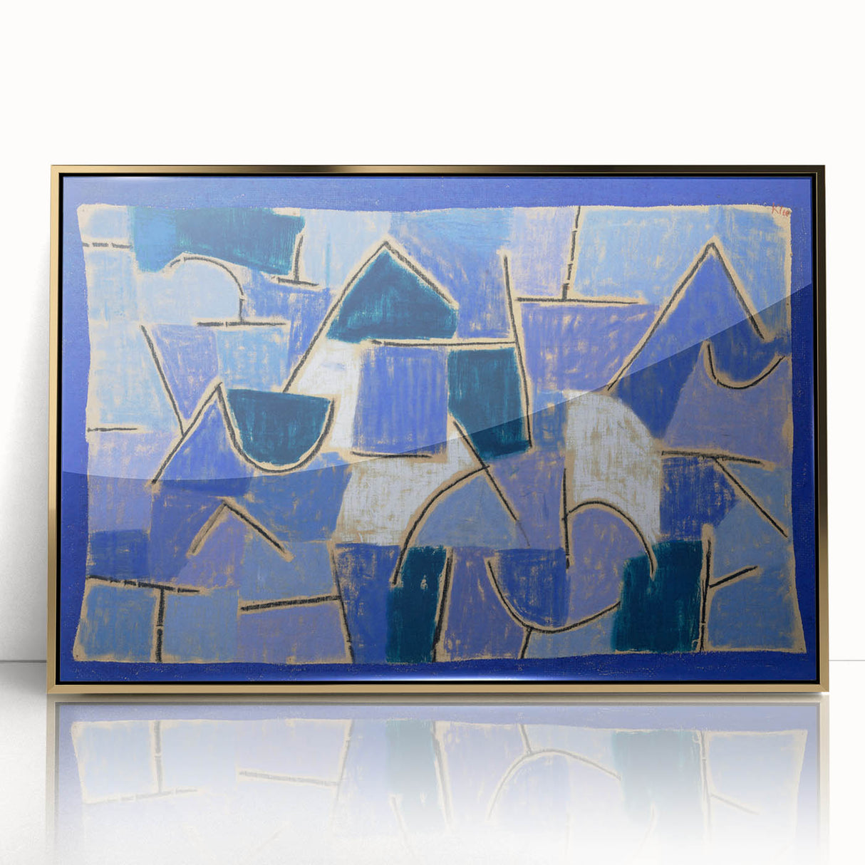 Modern Wall Art - Dynamic Abstract Swirls | Contemporary Art Print