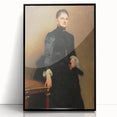 Modern Wall Art: Eleanora Portrait - Timeless Classic Elegance