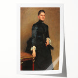 Modern Wall Art: Eleanora Portrait - Timeless Classic Elegance