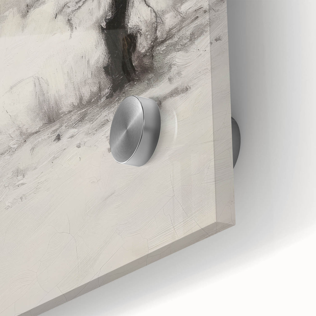 Winter Serenity - Contemporary Living Room Wall Art