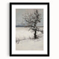 Winter Serenity - Contemporary Living Room Wall Art