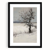 Winter Serenity - Contemporary Living Room Wall Art