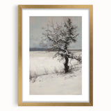 Winter Serenity - Contemporary Living Room Wall Art