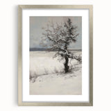 Winter Serenity - Contemporary Living Room Wall Art