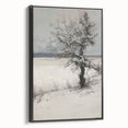 Winter Serenity - Contemporary Living Room Wall Art