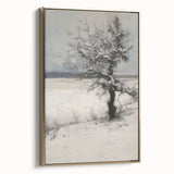 Winter Serenity - Contemporary Living Room Wall Art