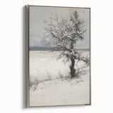 Winter Serenity - Contemporary Living Room Wall Art