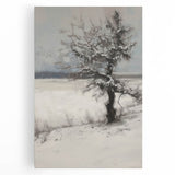 Winter Serenity - Contemporary Living Room Wall Art