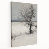 Winter Serenity - Contemporary Living Room Wall Art