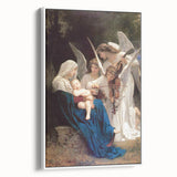 Neoclassical Religious Art Print - The Virgin with Angels by Bouguereau