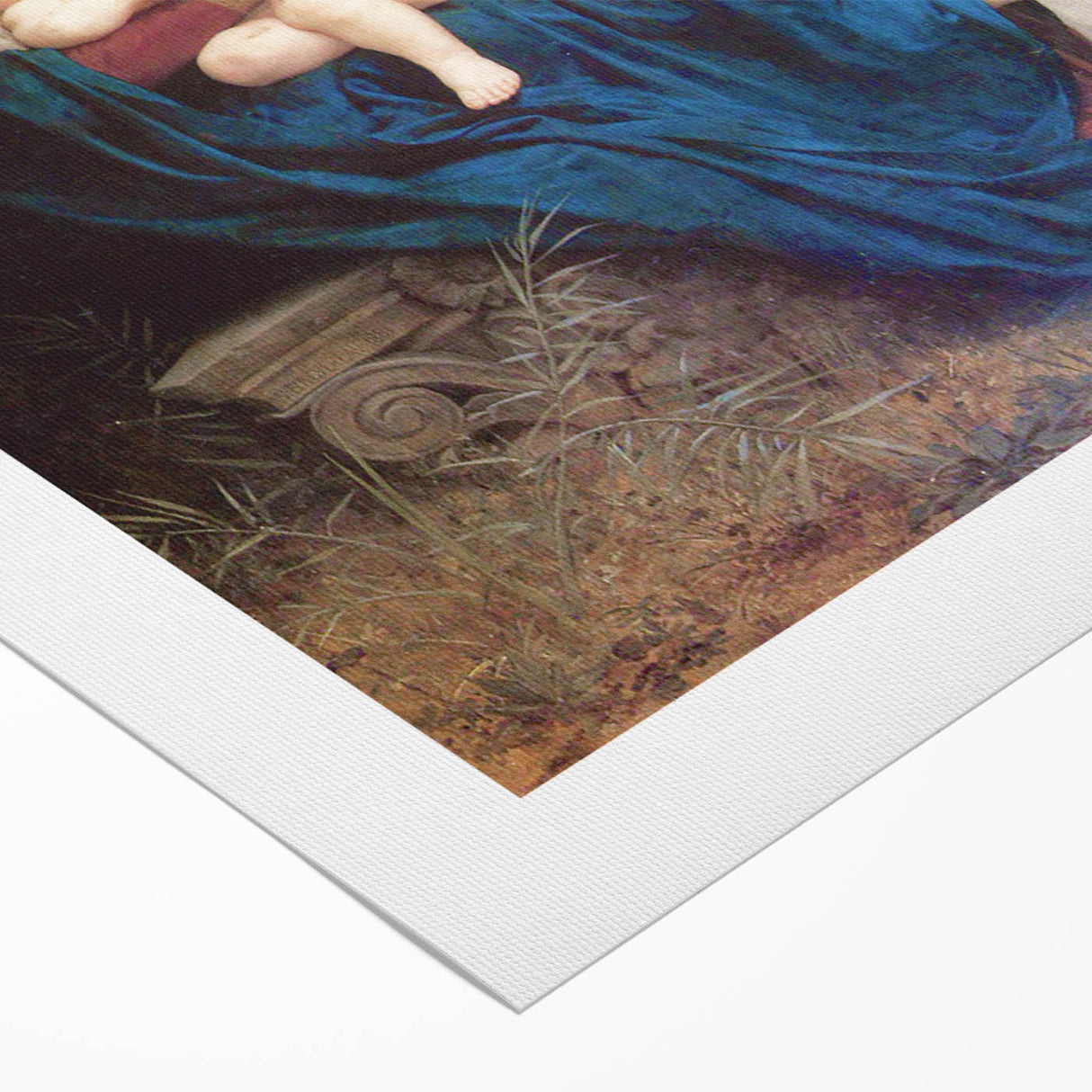 Neoclassical Religious Art Print - The Virgin with Angels by Bouguereau