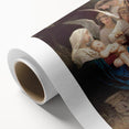 Neoclassical Religious Art Print - The Virgin with Angels by Bouguereau