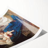 Neoclassical Religious Art Print - The Virgin with Angels by Bouguereau