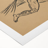 Expressionist Art: Female Figure (Wind) by Weisz-Kubínčan Print