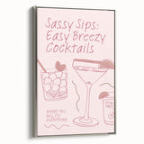 Landscape art painting of food and drinks on framed canvas, featuring vibrant colors on a black background.