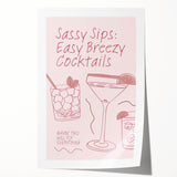 Extra large rolled print of floral art in muted green and pink tones, suitable for dining room or bathroom wall decor.