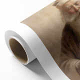 Christmas Framed Art - Santa with Red Gift Holiday Wall Decoration