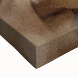 Christmas Framed Art - Santa with Red Gift Holiday Wall Decoration