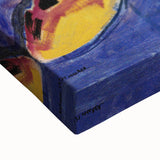 Modern Wall Art with Green Vase and Tulips - Abstract Contemporary Art Print